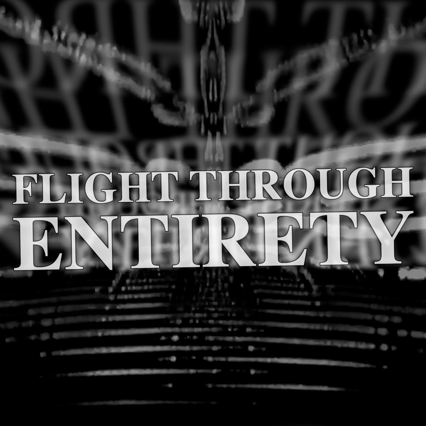 A black-and-white logo based on the Doctor Who opening titles for the fourth to sixth seasons of the show.