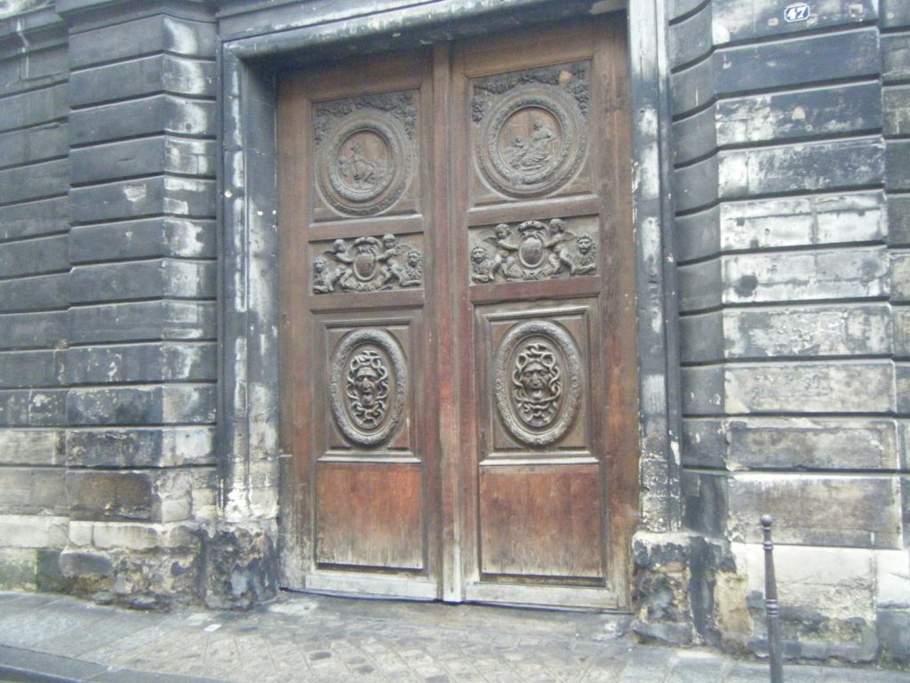 The doors of Count Scarlioni's castle