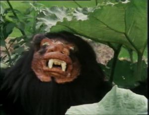 A Taran Wood Beast emerging from the foliage