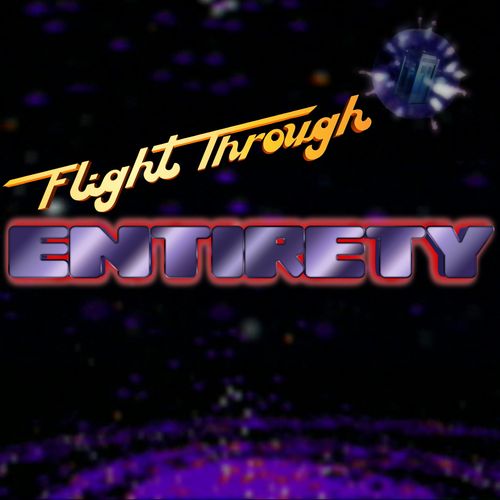 A very eighties logo with a giant metal WHO, based on the Doctor Who opening titles for the Sylvester McCoy Era.