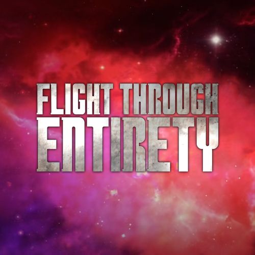 A logo done in the style of the Moffat Era Doctor Who logo, on the pinkish nebula background of the Series 7B title sequence.
