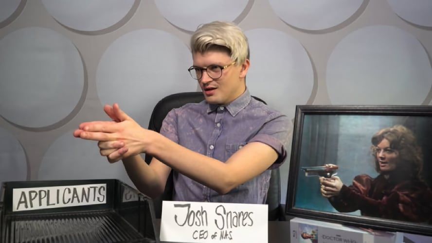 Josh Snares, CEO of the Nyssa Appreciation Society, emulates his hero